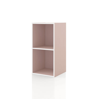 DH BASIC Organisateur de rangement empilable personnalisable en bois moderne - Étagères cubiques, armoire à tiroirs, bibliothèque avec portes par Denhour