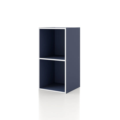 DH BASIC Organisateur de rangement empilable personnalisable en bois moderne - Étagères cubiques, armoire à tiroirs, bibliothèque avec portes par Denhour