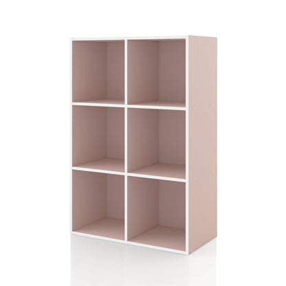 DH BASIC Organisateur de rangement empilable personnalisable en bois moderne - Étagères cubiques, armoire à tiroirs, bibliothèque avec portes par Denhour