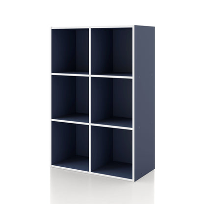 DH BASIC Organisateur de rangement empilable personnalisable en bois moderne - Étagères cubiques, armoire à tiroirs, bibliothèque avec portes par Denhour