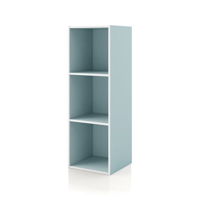 DH BASIC Organisateur de rangement empilable personnalisable en bois moderne - Étagères cubiques, armoire à tiroirs, bibliothèque avec portes par Denhour