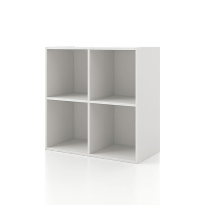 DH BASIC Organisateur de rangement empilable personnalisable en bois moderne - Étagères cubiques, armoire à tiroirs, bibliothèque avec portes par Denhour