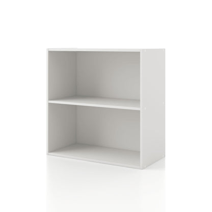 DH BASIC Organisateur de rangement empilable personnalisable en bois moderne - Étagères cubiques, armoire à tiroirs, bibliothèque avec portes par Denhour