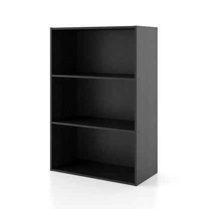 DH BASIC Organisateur de rangement empilable personnalisable en bois moderne - Étagères cubiques, armoire à tiroirs, bibliothèque avec portes par Denhour