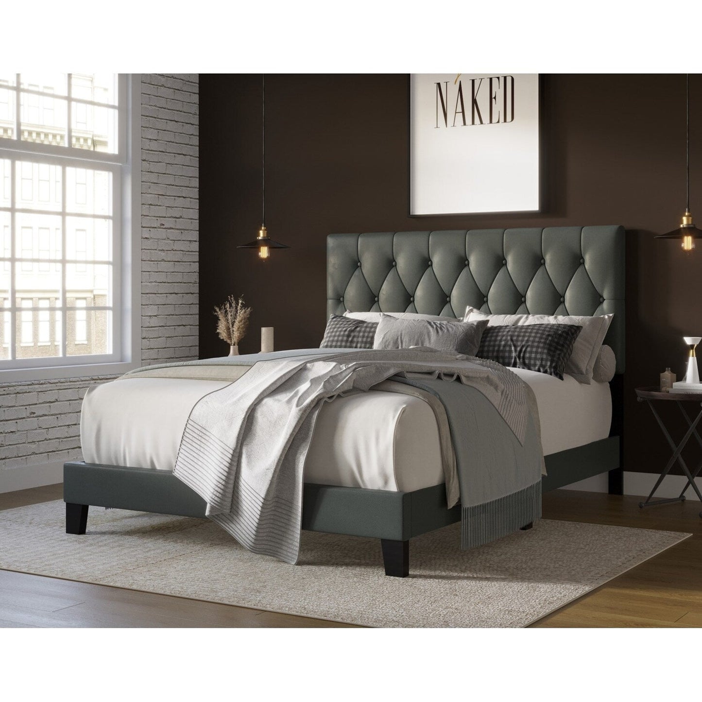 Daisy Upholstered Platform Bed