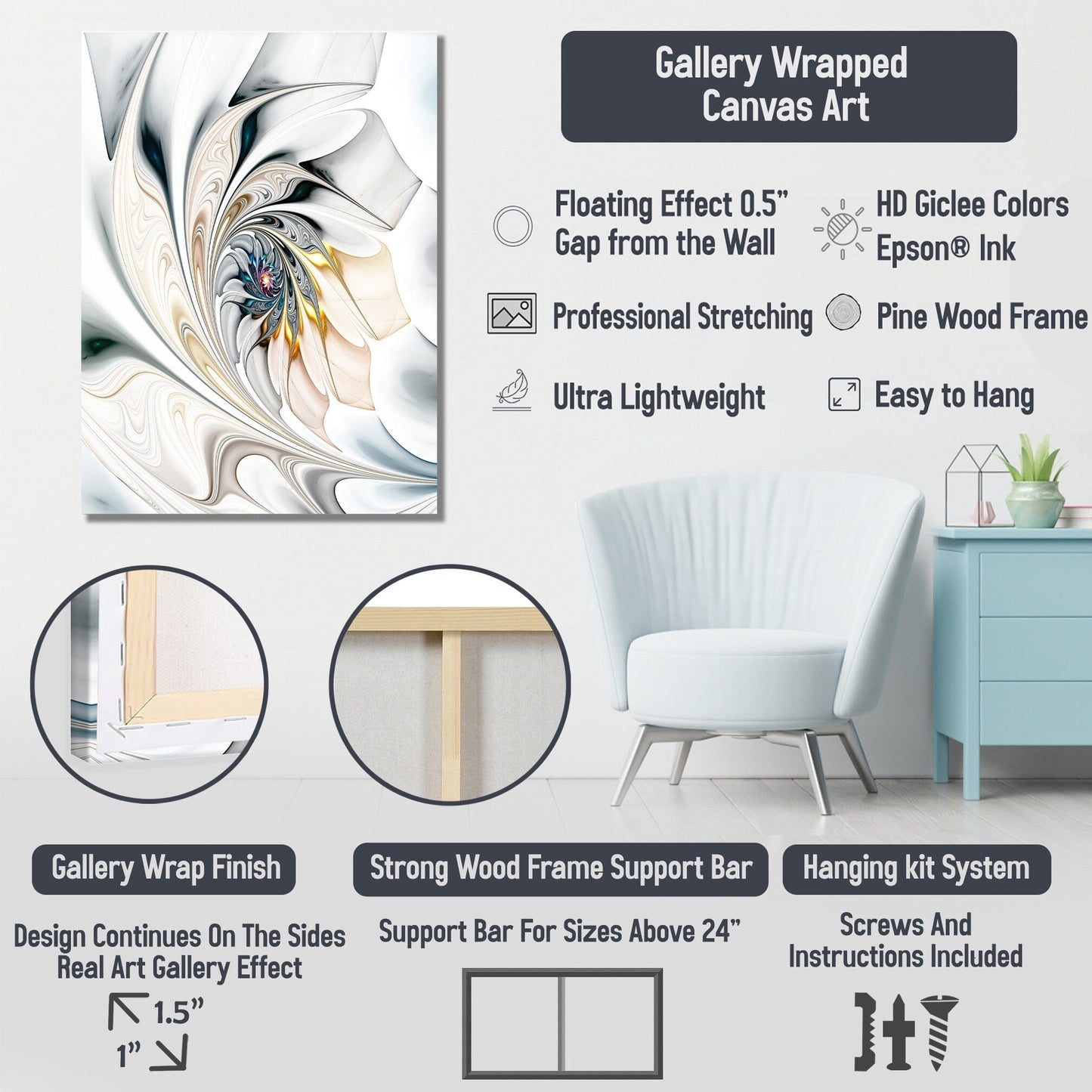 Ensemble de décoration murale multi-panneaux Designart Christianisme Pentecôte Feu Spirituel Salon