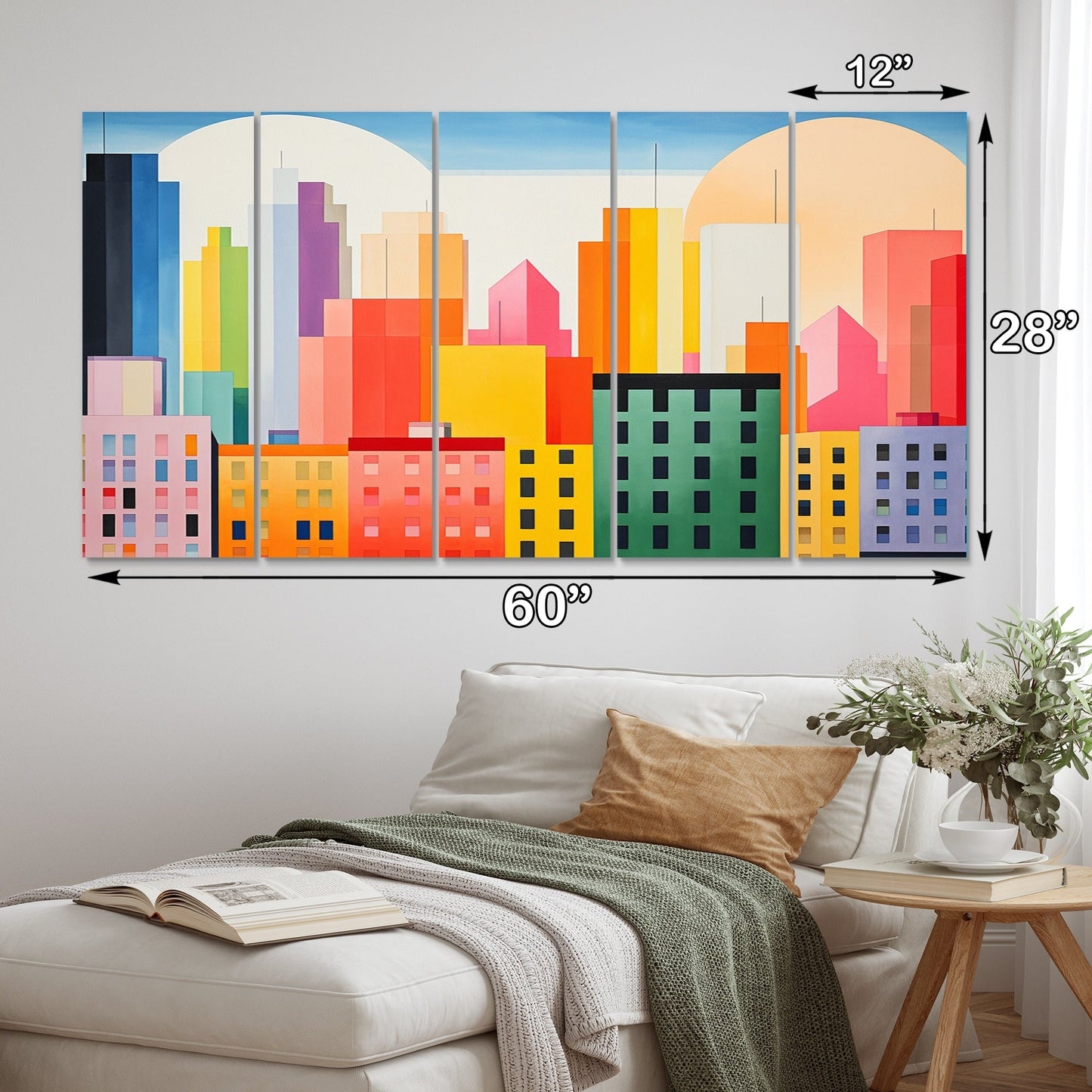 Ensemble de décoration murale multi-panneaux Designart Christianisme Pentecôte Feu Spirituel Salon