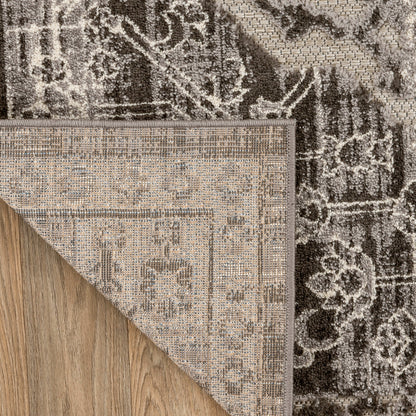 Tapis traditionnel d'intérieur/extérieur vieilli World Rug Gallery