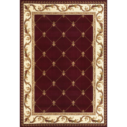 Tapis Domani Classics style victorien à bordure en treillis