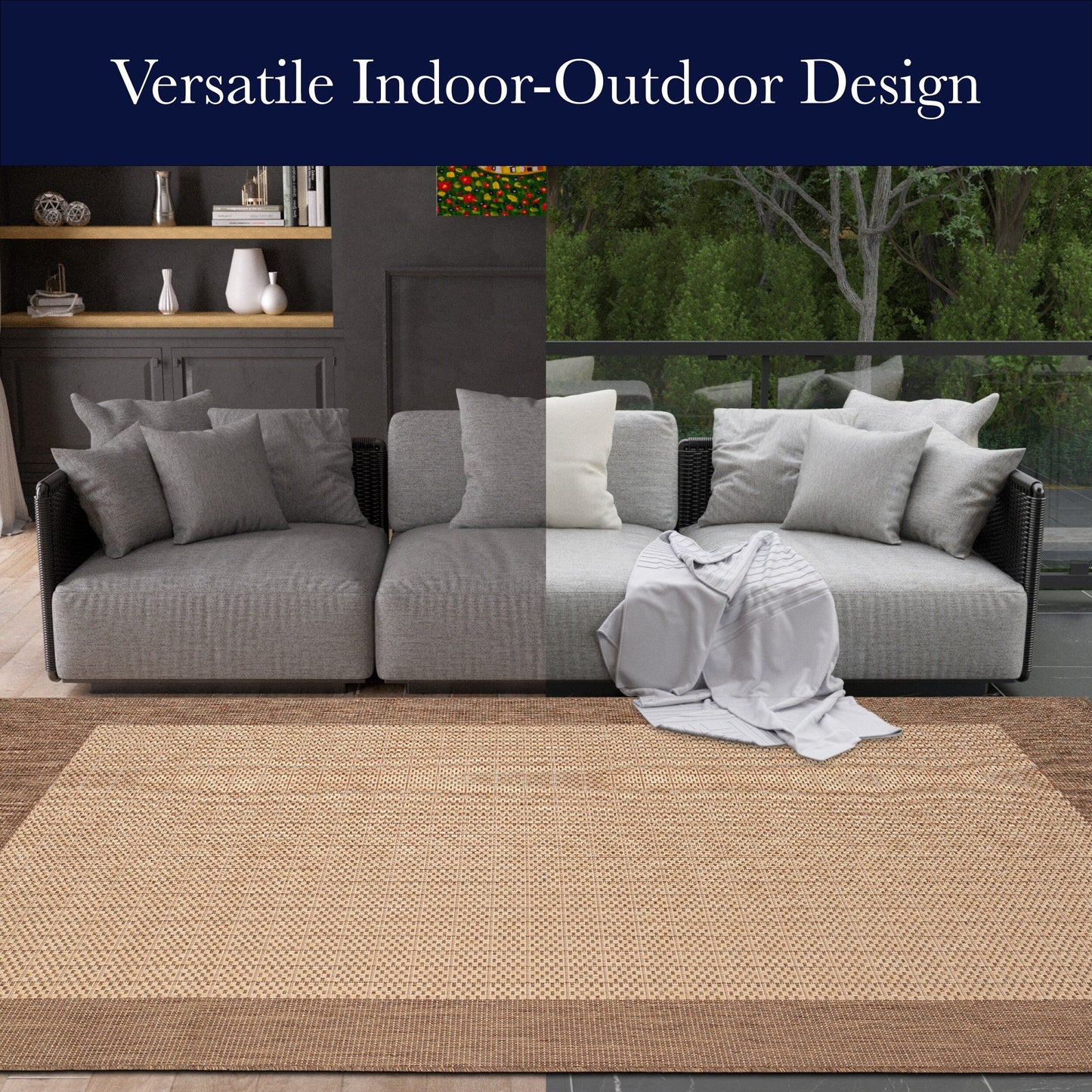 Tapis pergola Dream Decor Quad pour intérieur/extérieur