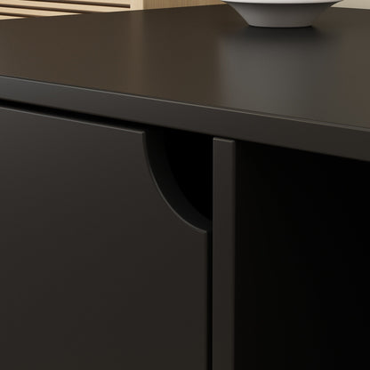 Meuble multifonctionnel pour bac à litière à double compartiment