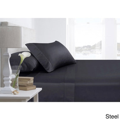 Parure de lit en coton égyptien 600 fils avec poche extra profonde