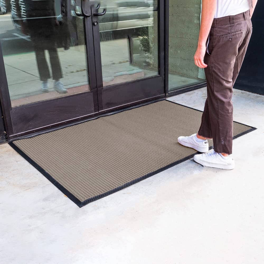 Envelor Door Mat Indoor Outdoor Low Profile Commercial Entryway Rug