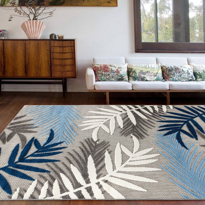 Evora Palm Frond Indoor/Outdoor Area Rug