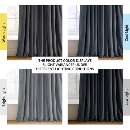 Exclusive Fabrics Signature Blackout Velvet Curtain (1 Panel)