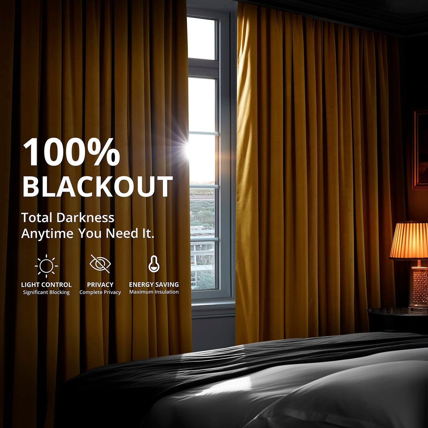 Exclusive Fabrics Signature Blackout Velvet Curtain (1 Panel)