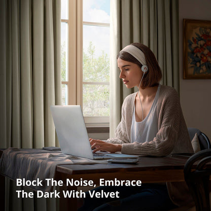 Exclusive Fabrics Signature Extra Wide Blackout Velvet Curtains (1 Panel) - Luxurious Blackout Drapes