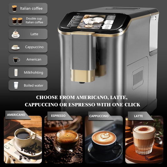 Machine à expresso entièrement automatique 20 bars
