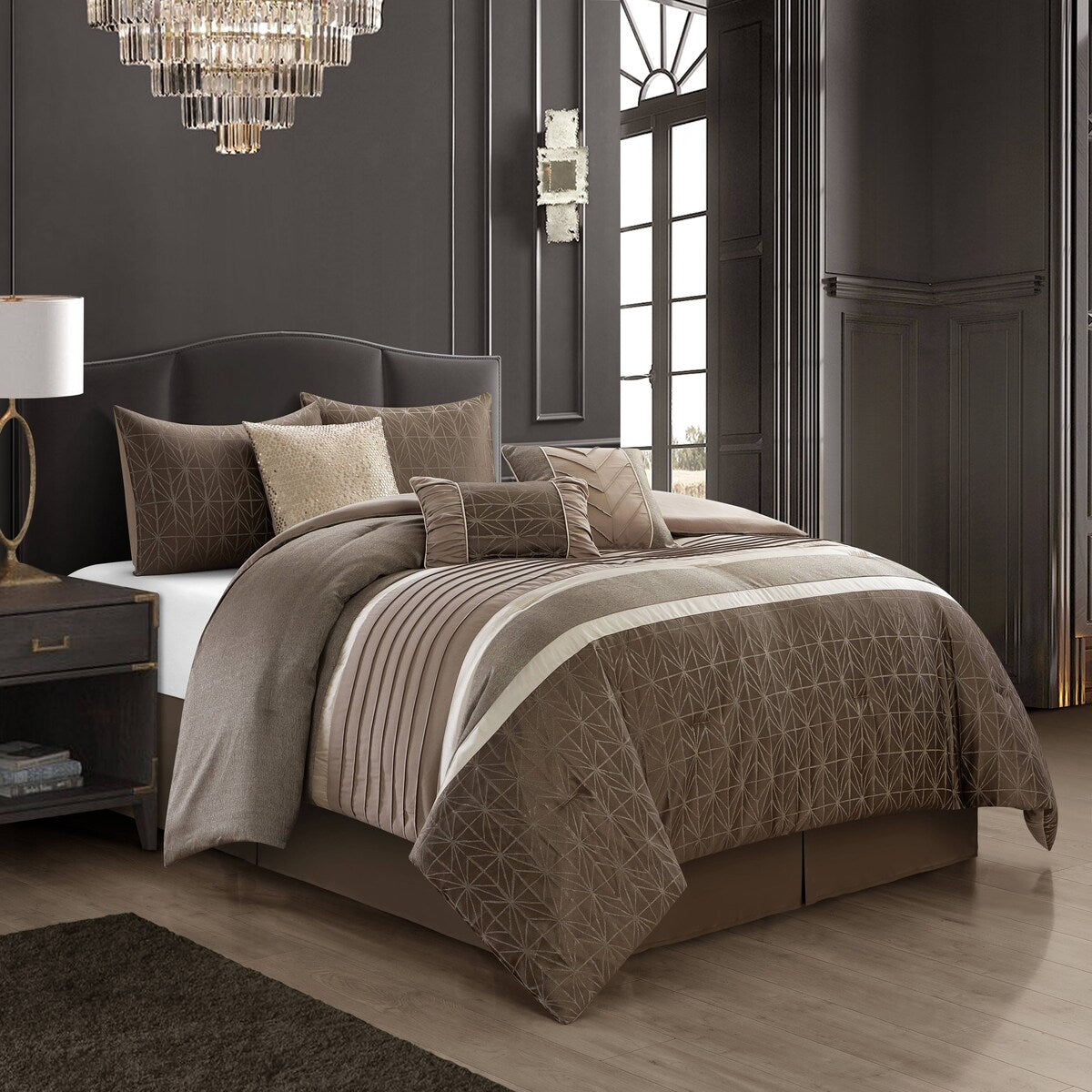 Ensemble de couette géométrique Nanshing Bryan 7 pièces