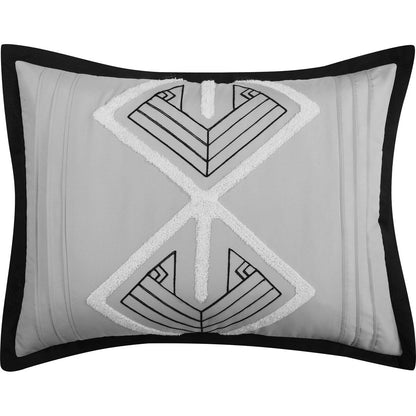 Ensemble de couette brodée Nanshing Corina 7 pièces en tissu éponge