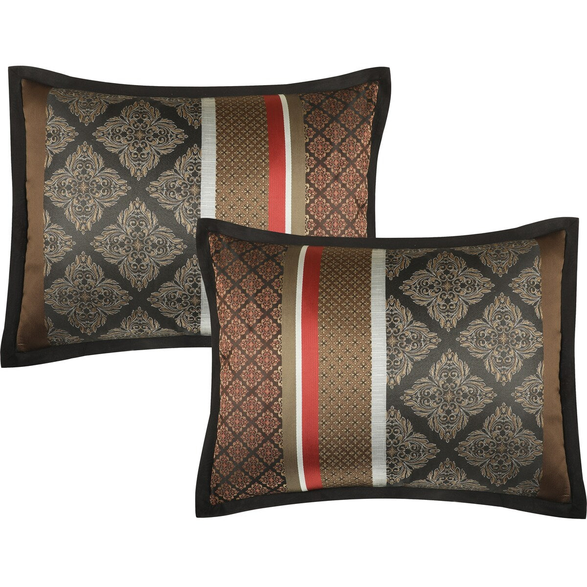 Ensemble de couette géométrique en jacquard Nanshing Jensen 7 pièces