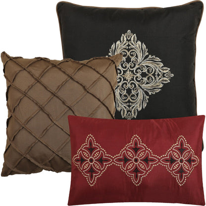 Ensemble de couette géométrique en jacquard Nanshing Jensen 7 pièces