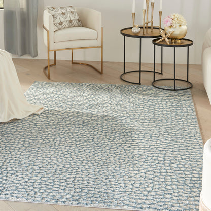 Tapis moderne abstrait en galets Nourison Joli