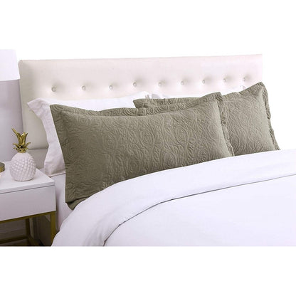 Housse de coussin brodée Porch &amp; Den Manor (lot de 2)