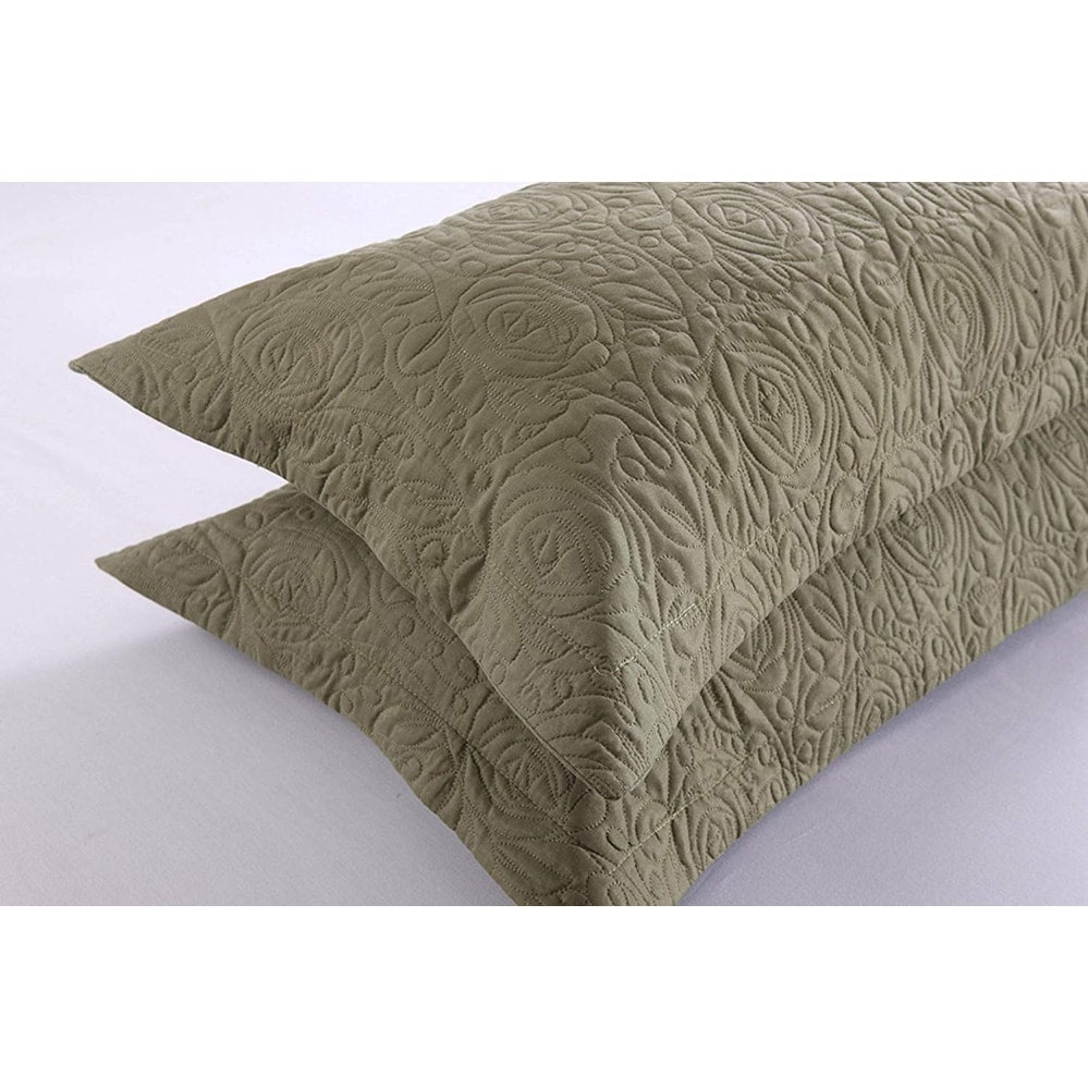Housse de coussin brodée Porch &amp; Den Manor (lot de 2)