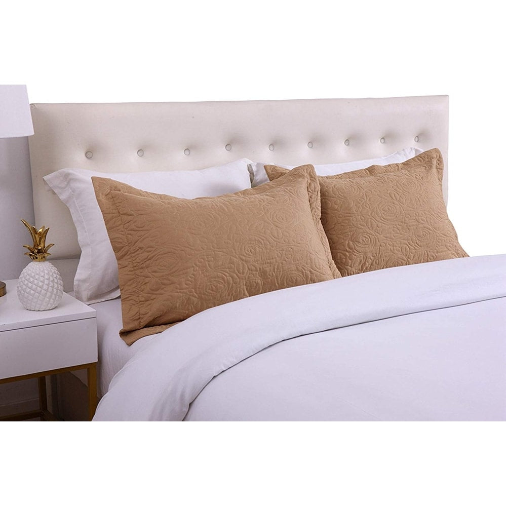 Housse de coussin brodée Porch &amp; Den Manor (lot de 2)