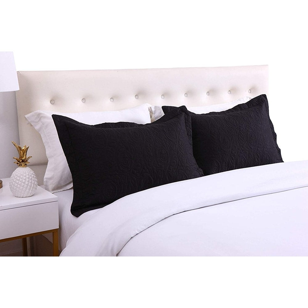 Housse de coussin brodée Porch &amp; Den Manor (lot de 2)