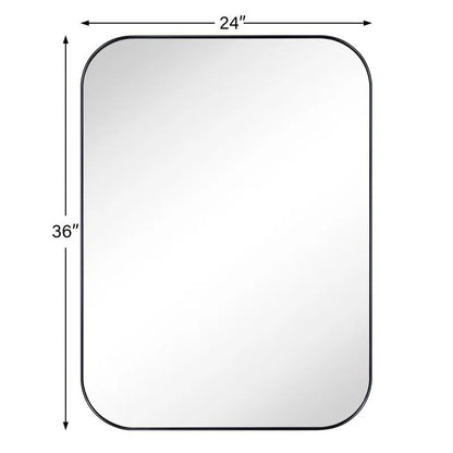 Miroirs muraux ronds en métal chic et moderne du milieu du siècle TEHOME
