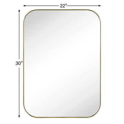 Miroirs muraux ronds en métal chic et moderne du milieu du siècle TEHOME