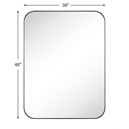 Miroirs muraux ronds en métal chic et moderne du milieu du siècle TEHOME