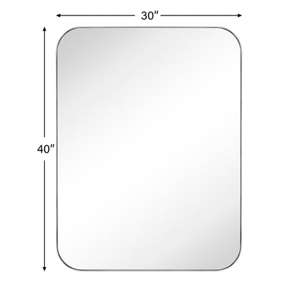 Miroirs muraux ronds en métal chic et moderne du milieu du siècle TEHOME