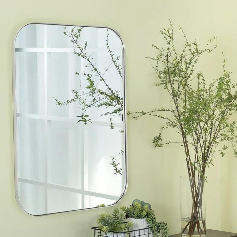 Miroirs muraux ronds en métal chic et moderne du milieu du siècle TEHOME