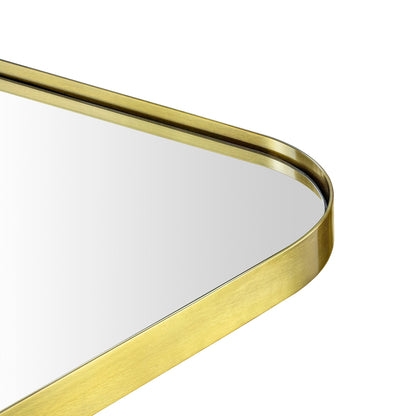 Miroirs muraux ronds en métal chic et moderne du milieu du siècle TEHOME