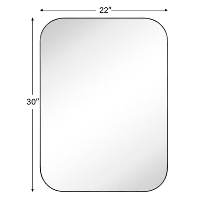 Miroirs muraux ronds en métal chic et moderne du milieu du siècle TEHOME