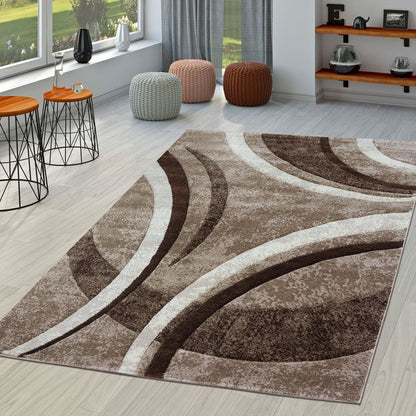 Tapis moderne pour salon, motif abstrait