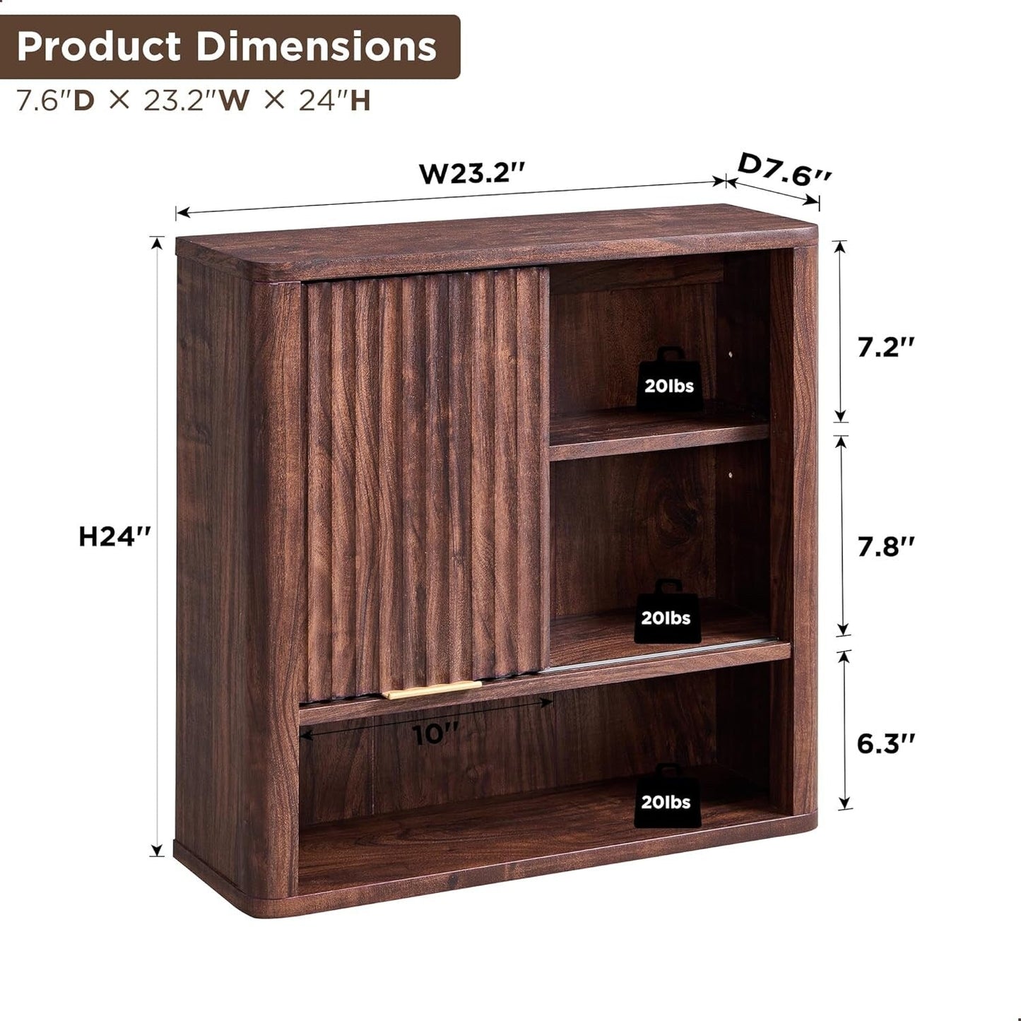 Armoire murale de salle de bain moderne, armoire à pharmacie, organiseur de rangement mural