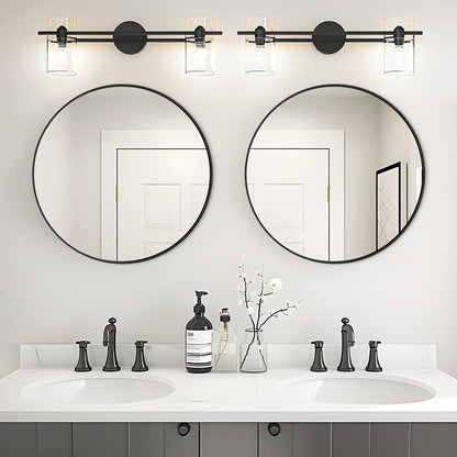 Miroir de courtoisie rond mural pour salle de bain moderne