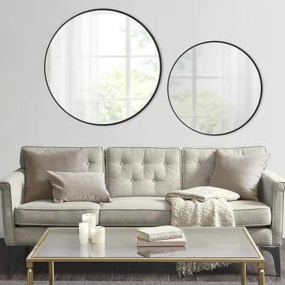 Miroir de courtoisie rond mural pour salle de bain moderne