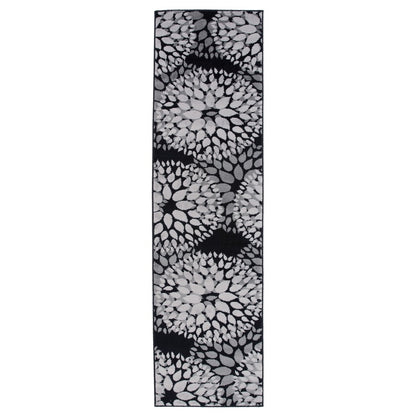 Tapis moderne à motifs floraux circulaires de la World Rug Gallery