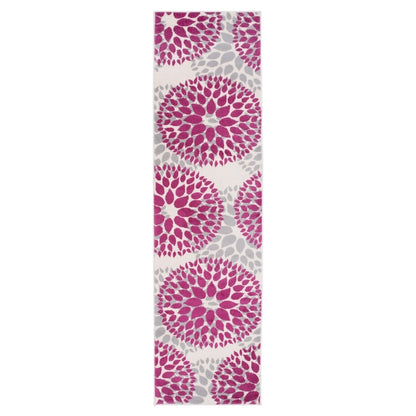 Tapis moderne à motifs floraux circulaires de la World Rug Gallery