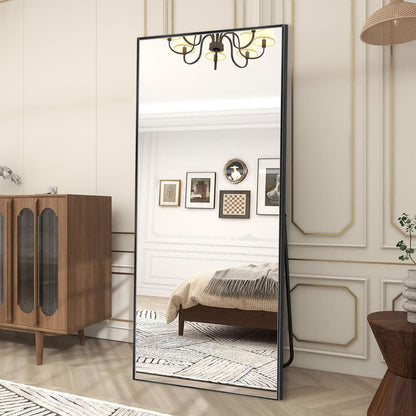 Miroir de sol moderne pleine longueur Miroir autoportant