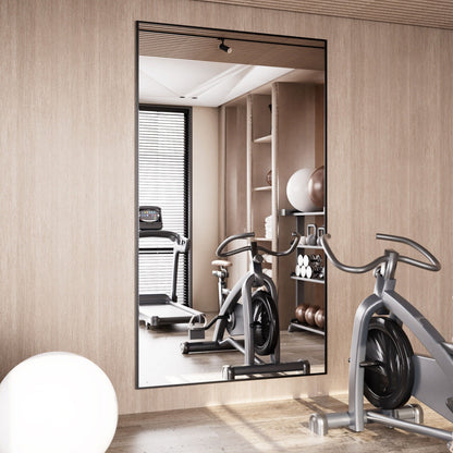 Miroir de sol moderne pleine longueur Miroir autoportant