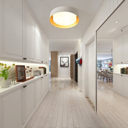 Plafonnier encastré moderne et minimaliste à 2, 3 ou 5 lumières avec abat-jour en métal