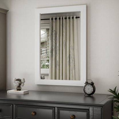 Miroirs muraux modernes, miroir rectangulaire avec cadre en bois, miroir de salle de bain, miroir de grange, miroir de porte de grange avec plusieurs tailles