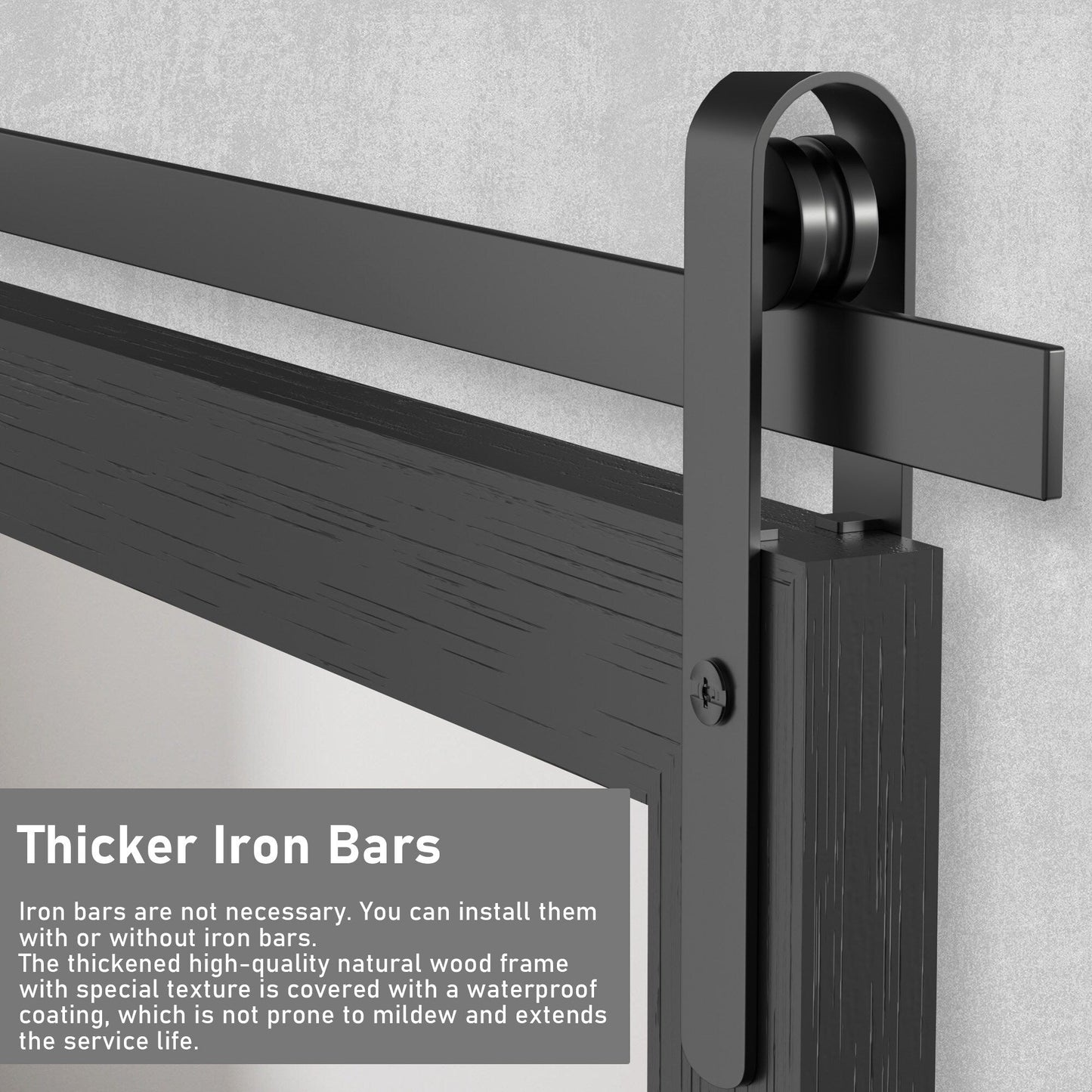 Miroirs muraux modernes, miroir rectangulaire avec cadre en bois, miroir de salle de bain, miroir de grange, miroir de porte de grange avec plusieurs tailles