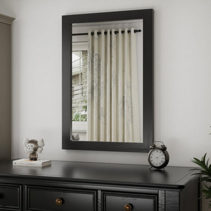 Miroirs muraux modernes, miroir rectangulaire avec cadre en bois, miroir de salle de bain, miroir de grange, miroir de porte de grange avec plusieurs tailles